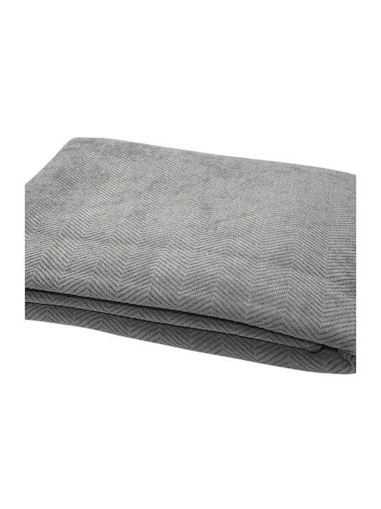 Husă Elastică Canapea cu trei locuri Gray 90x160cm 1buc 3305557