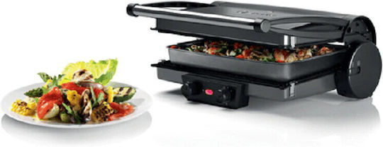 Bosch Sandwichmaker Grill mit Abnehmbaren Platten 2000W Schwarz