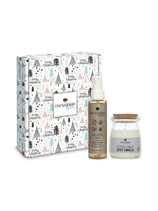 Messinian Spa Χριστουγεννιάτικο Αρωματικό Spray με Άρωμα Βανίλια 75gr 100ml