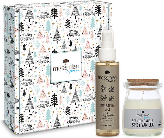 Messinian Spa Χριστουγεννιάτικο Αρωματικό Spray με Άρωμα Βανίλια 75gr 100ml
