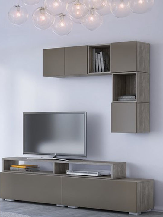 Wohnzimmer TV-Einheit Smart No 1B Braun L202xB45xH200cm