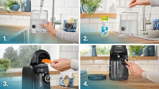 Bosch Kapsel-Kaffeemaschine Tassimo Druck 3.3bar Schwarz