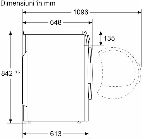 Bosch Serie 6 Στεγνωτήριο 9kg με Αντλία Θερμότητας