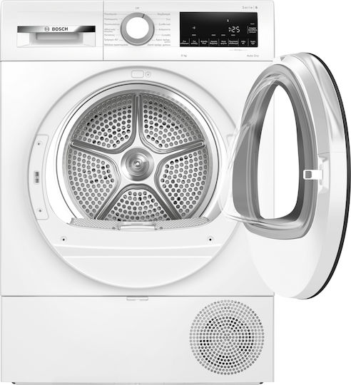 Bosch Serie 6 Στεγνωτήριο 9kg με Αντλία Θερμότητας