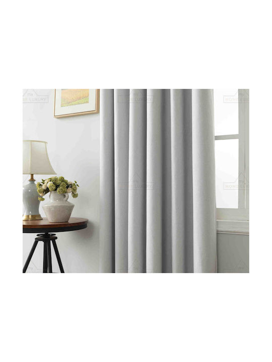Homeone Vorhang mit Bleistiftfalten Weiß 270x270cm