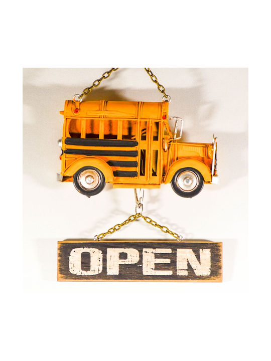 SP Souliotis Κρεμαστό Διακοσμητικό Openclosed από Μέταλλο 16x16cm