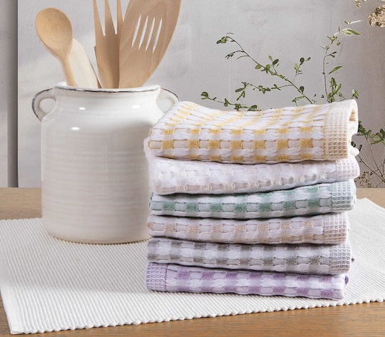Nef-Nef Homeware Main Ποτηρόπανο από 100% Βαμβάκι σε Μωβ Χρώμα 45x68cm Nef-Nef Homeware Main Ποτηρόπανο από 100% Βαμβάκι σε Μωβ Χρώμα 45x68cm