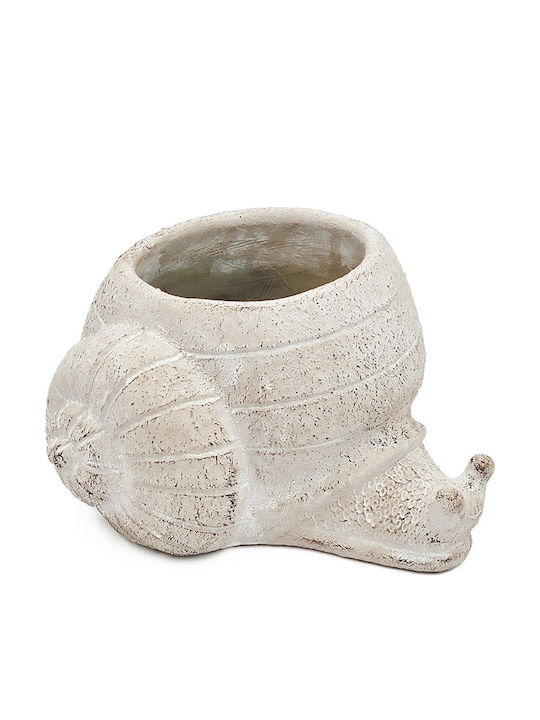 Artekko Cement Planter Concrete Beige 21x18x12cm.