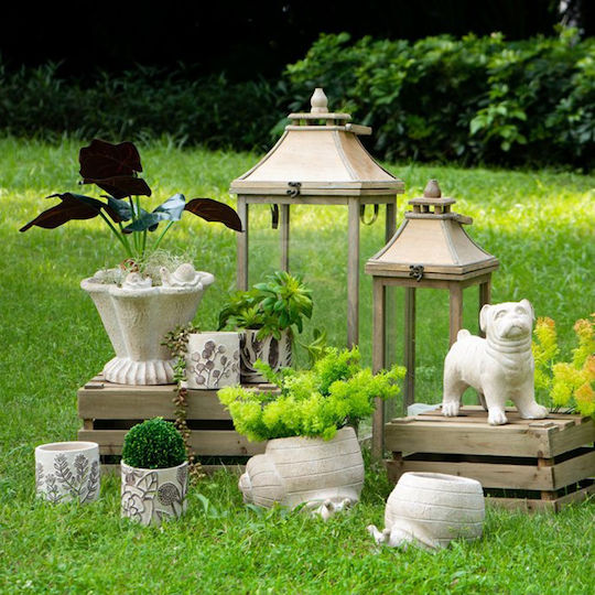 Artekko Cement Plant Pot Concrete Beige Artekko Cement Plant Pot Concrete Beige