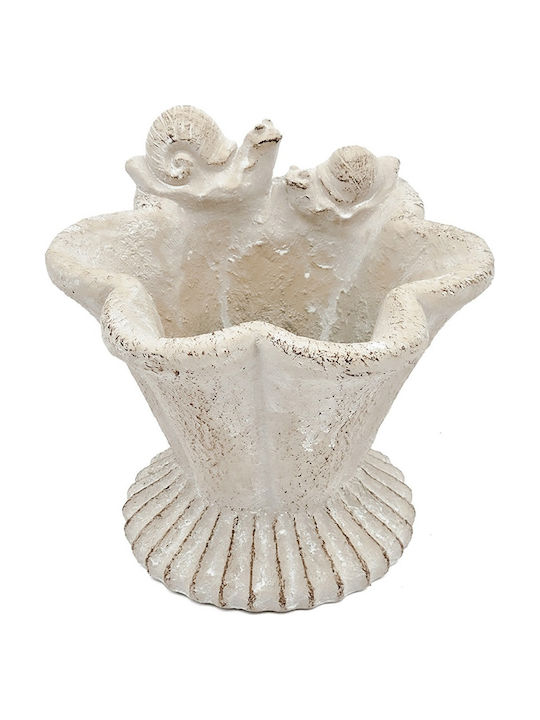 Artekko Cement Planter Concrete Beige 20x18.5x19cm.
