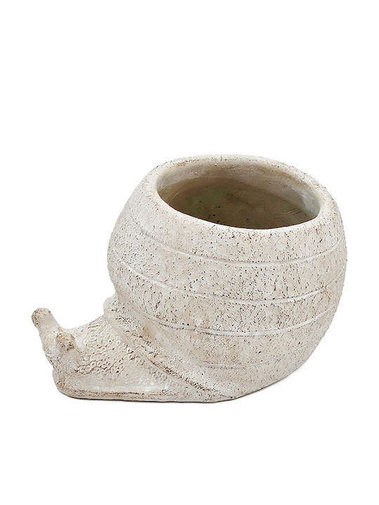 Artekko Cement Planter Concrete Beige 21x18x12cm.