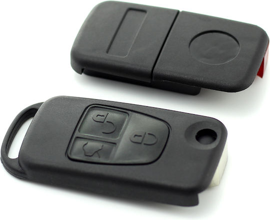 Mercedes Benz 3-button Folding Key Case 2 Track Blade