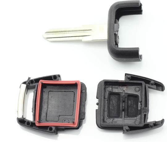 Opel 2-button Key Case Blade On Left