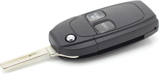 Husă pliabilă pentru chei auto Volvo cu 2 butoane