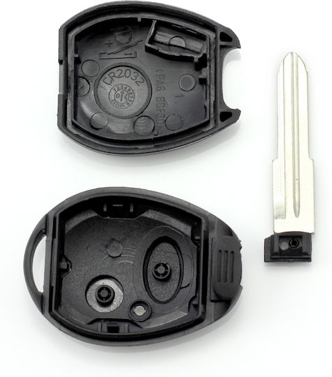 Land Rover 2-button Key Case Fixed Blade