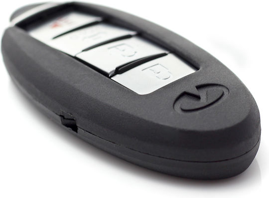 Nissan 3+1 Button Key Case