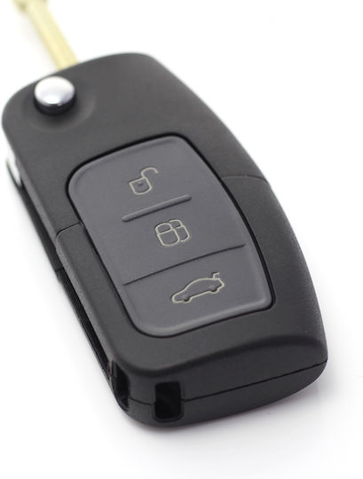 Ford 3-button Flip Key Case
