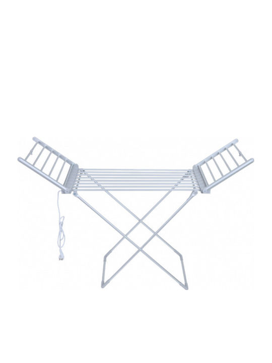 Zilan Stainless Steel Folding Electric Floor Clothes Drying Rack 230W with Hanging Length 12m