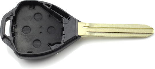 Husă Pentru Chei Toyota 2+1 Butoane Roșie Buton Panică Fără Logo