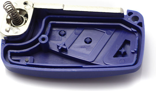 Fiat Knife-type Key Case 3 Buttons Blue
