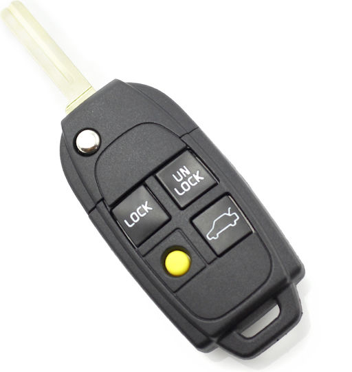Volvo 4-Tasten Klappschlüsselschutzhülle