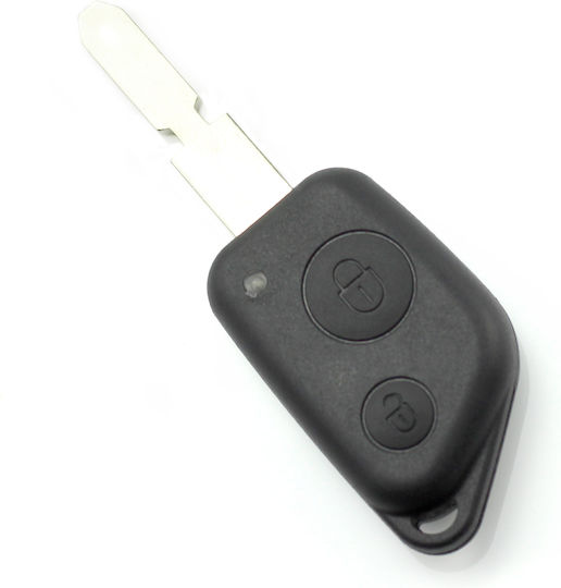 Citroen Peugeot Key Case 2 Buttons 4 Track Blade