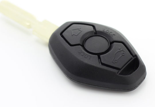Bmw 3-button Key Case 4-track Blade Premium Quality Carguard