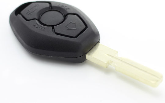Bmw 3-button Key Case 4-track Blade Premium Quality Carguard