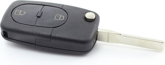 Alista Home Autoschlüssel Schutzhülle Für Audi Messerart Schlüssel 2 Tasten Batterie 1616 Carguard