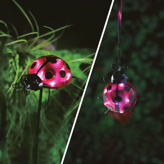 Solar Lamp Ladybug Red 15 x 7 x 16 cm 6 LEDs