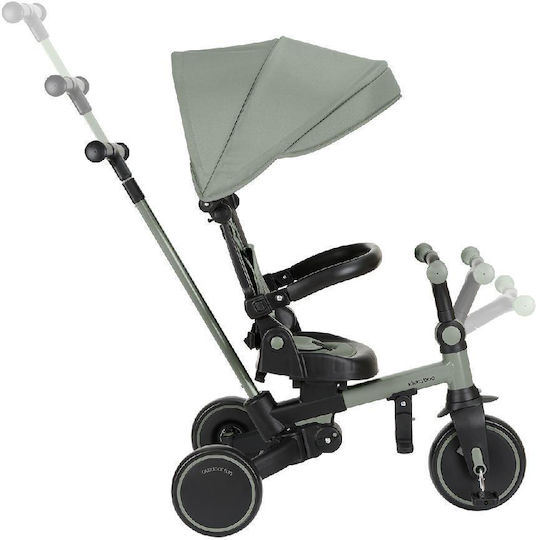 Kikka Boo Aluma Convertible with Parental Handle 8 in 1 for 12 Months Army Green