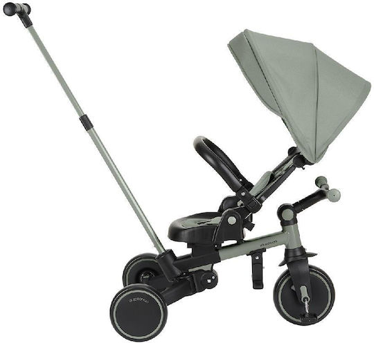 Kikka Boo Aluma Convertible with Parental Handle 8 in 1 for 12 Months Army Green