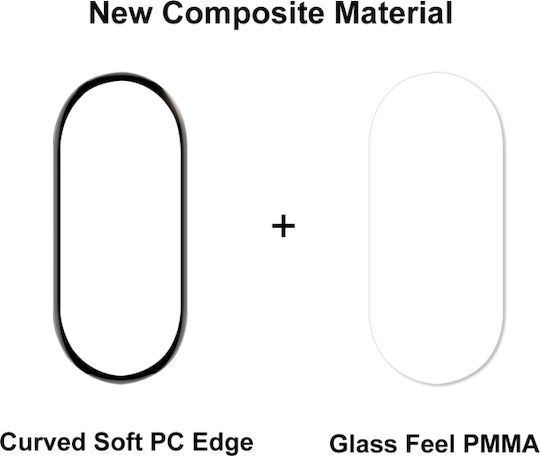 Hat-prince 3d Full Coverage Soft Screen Protector για το Huawei Band 8 1τμχ SYA002197302