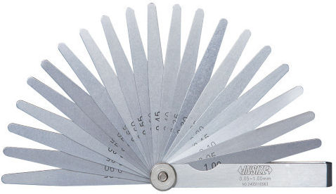 Insize Insize Motorventilspielausgleichsbleche 32 Blätter 0.03 - 1.00mm