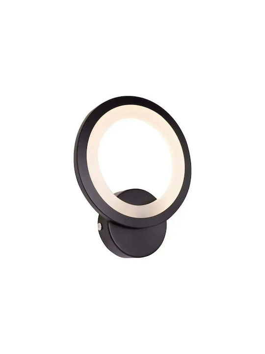Alista Home Modern Lumină de Perete cu LED Integrat și Lumină Alb Natural Negru
