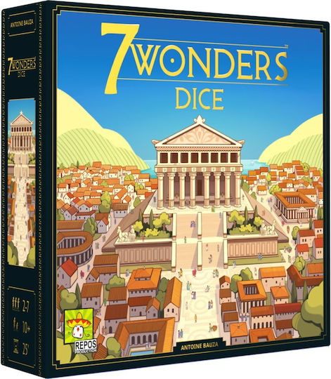 Επιτραπέζιο Παιχνίδι 7 Wonders Dice για 2-7 Παίκτες 10+ Ετών (EN) Repos Production