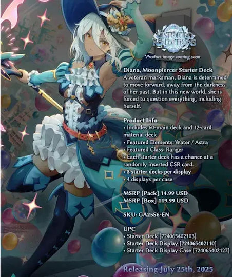 Grand Archive Tcg Diana Moonpiercer Starter Deck