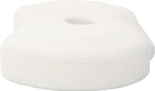 vidaXL Μαξιλάρι με Memory Foam 55x36x10cm σε Λευκό χρώμα 42012696