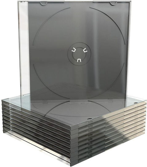 Mediarange Cd Slimcase Black 100 Pieces Cases Cd Dvd Blu-ray Plastic Bulk