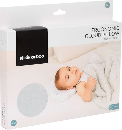 Kikka Boo Memory-Schaum Ergonomic Clouds Gray 19x29cm Kikka Boo Memory-Schaum Ergonomic Clouds Gray 19x29cm