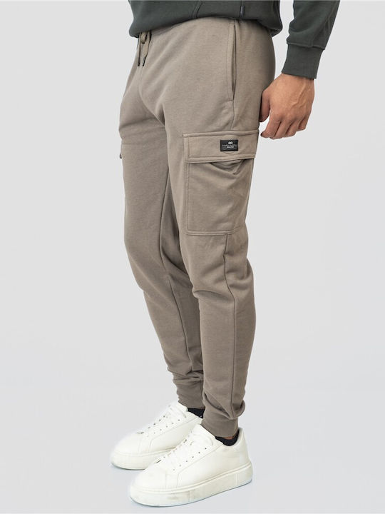 Cargo-Hose Jogginghose Braun