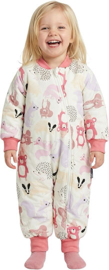 Melfa Winter Sleeping Bag with Feet Colorful Forest