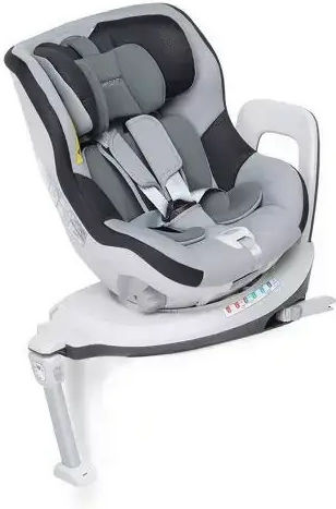 Foppapedretti Rolling Fix Детско Столче за Кола с Isofix Сив 0-18 кг
