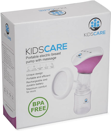 Pompa de sân simplă electrică Funcționează cu baterie Fără BPA Violet 180ml