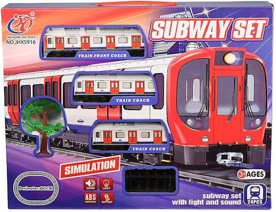 Set with Train with Sound and Light for 3+ years+ Years