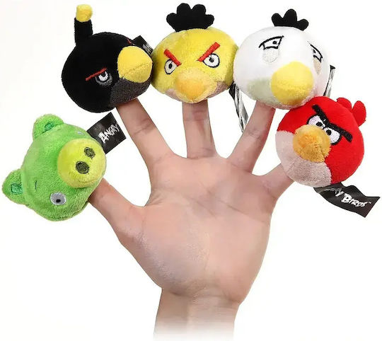 Angry Birds Plüsch Fingerpuppen 888015-6p Set 6 6-7cm Buntes Puppentheater