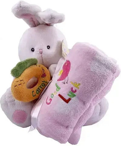 Russ Berrie Baby Cloth White