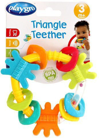 Playgro Μασητική Κουδουνίστρα Οδοντοφυΐας από Πλαστικό για 3 m+
