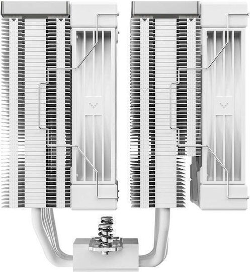 Deepcool AK620 G2 Охладител за ЦПУ Двойен вентилатор за Socket /A/M/4/A/M/5/1/2/0/0/1/1/5/x/1/7/0/0/ Бял