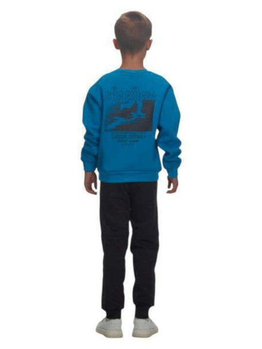 Kids Sweatpants Set Petrol Blue 2pcs